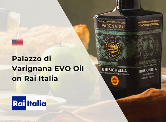 Palazzo di Varignana EVO Oil on Rai Italia