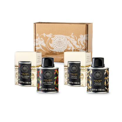 Chili Pepper & Truffle Extra Virgin Olive Oil Holiday Gift Box