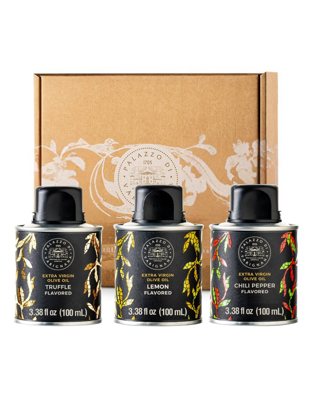 Set of 3 Flavored Extra Virgin Olive Oil