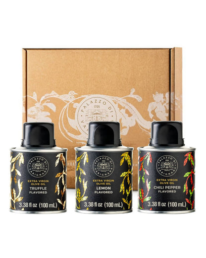 Set of 3 Flavored Extra Virgin Olive Oil