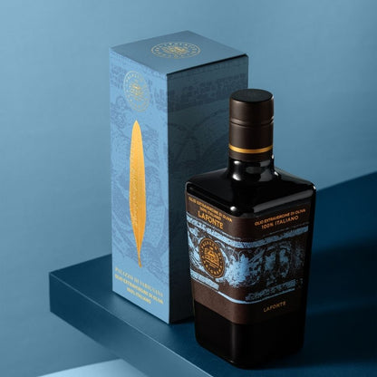 Limited Edition Holiday Gift Bundle - Lafonte Extra Virgin Olive Oil Multivarietal 16.9 fl oz with Matching Packaging