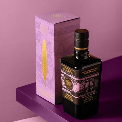 Limited Edition Holiday Gift Bundle - Maurino Extra Virgin Olive Oil Organic Monovultivar 16.9 floz with Matching Packaging