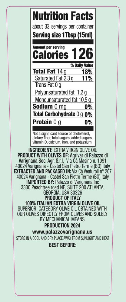 Nostrana Extra Virgin Olive Oil Monocultivar 16.9 floz