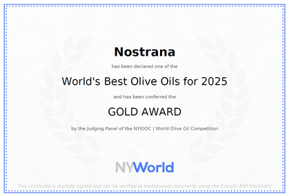 Nostrana Extra Virgin Olive Oil Monocultivar 16.9 floz